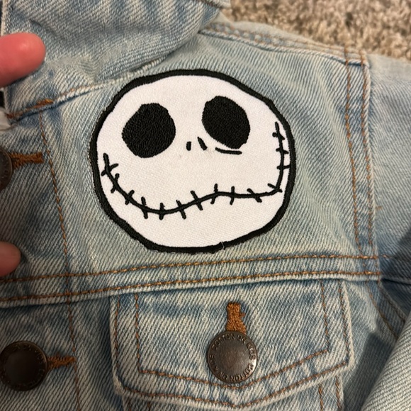Jack Skellington Kids Jean jacket - Picture 2 of 3